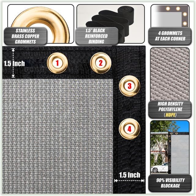 ColourTree Privacy Fence Screen Sample Set Standard CTTAP0450