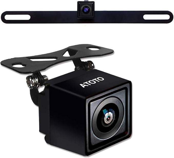ATOTO AC-HD03LR 720P Rearview Backup Camera (180° Wide-Angle), for ATOTO A6PF/PL/PP,S8 Models(Not for S8 MS/UN/PN/GEN4),VSV (Virtual Surround-View) Parking,LRV (Live Rear-View),Night Vision&Waterproof