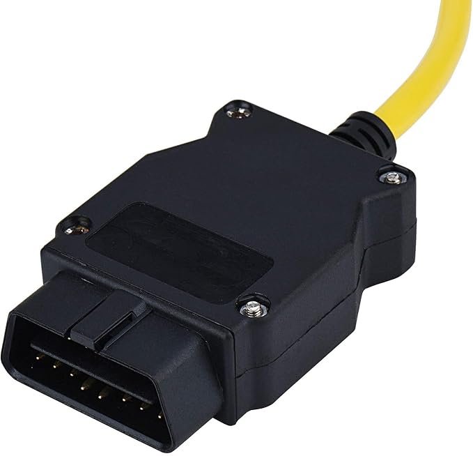Lightning to OBD2 2 in 1 Phone to OBD2,ENET Rj45 Cable ethernet Connector Tools to OBD Interface Cable Coding F-Series 10/100Mbps High Speed,Plug and Play[Silver]
