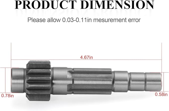 Drive Train Transmission Shaft for Polaris RZR 170 2009-2021 0454324