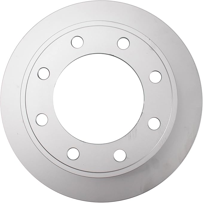 TRQ Rear Brake Rotor Set G Coated Vented Compatible with 2005-2012 Ford F-250 Super Duty 2005-2012 F-350 Super Duty
