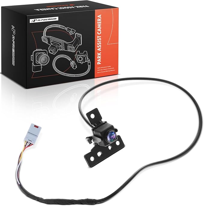 A-Premium Park Assist Camera Rear View Backup Reverse Camera Compatible with GMC Models - 2017 2018 2019 Acadia