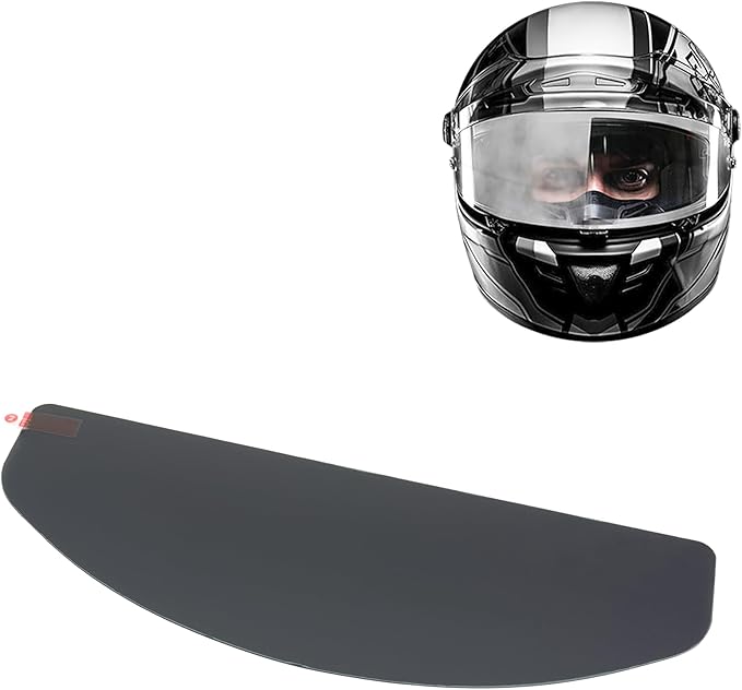 Universal Helmet Visor Anti-UV and Anti-Fog Combined Film - Ideal for Motorcycle Helmet Lens, Alternative to Insert Lens - Ultra HD Helmet Shield Films, Anti-Steaming, Safer Rides