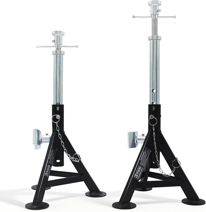 BESTOOL RV Supports Stabilizer Jacks, Travel Trailer Stabilizer Jacks Camper Jack Stands from 17.3" to 30." 1 Pair Capacity 12000 lbs, 2 Pack