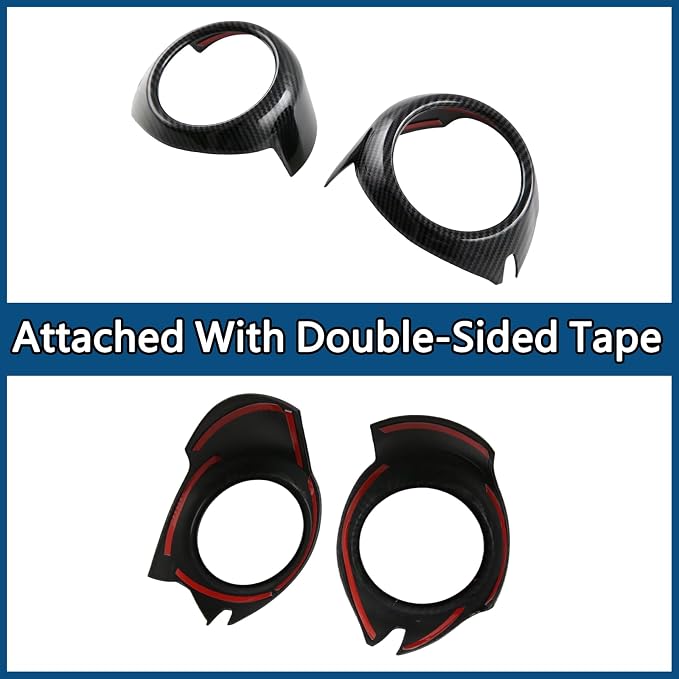 Auto Front Side Air Vent Cover Protection Trim for Trax 2023-2025 Interior Kit Accessories (Pack of 2) (Imitation Carbon Fiber Pattern)