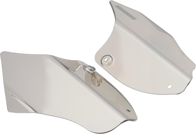 Kuryakyn 1186 Motorcycle Accessory: Heat Deflector Saddle Shields for 2000-17 Harley-Davidson Softail Motorcycles, Reflective Smoke, 1 Pair