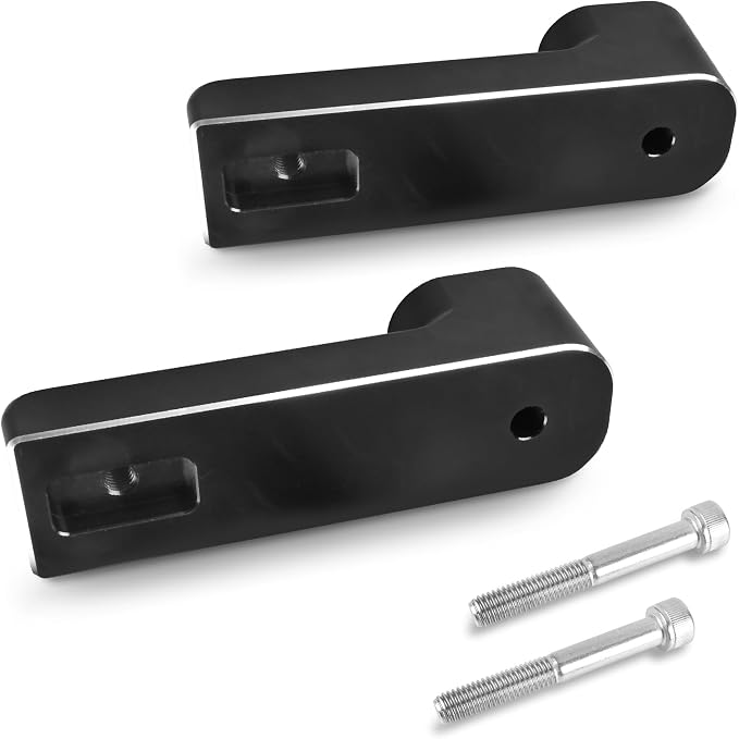 Passenger Footpeg Rising Kit for Spyder RT, Adjustable Rear Floorboard Pedal Foot Peg Risers Fit for Can Am Spyder RT 2010-2021
