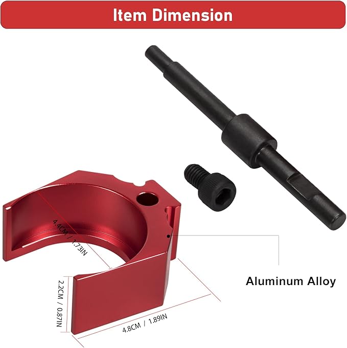 9U-7227 Injector Height Adjustment Gauge Tool & J-38587-A Engine Barring Socket Engine Turning Tool For CAT Caterpillar 3406E, C15, C16 (Set of 2)