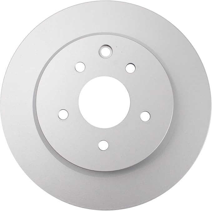 TRQ Rear Brake Rotor Set G Coated Vented Compatible with 2005-2017 Infiniti G35 M35 M45 EX35 G25 G37 Q40 QX50 EX37 2005-2020 Nissan 350Z 370Z 2023-2024 Z