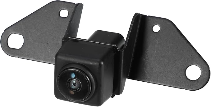 Motoforti Front View Parking Camera, for Nissan Rogue Sport 2017-2019, Plastic Metal, No.284F1-4EA1A/284F1-4EA0A, Black