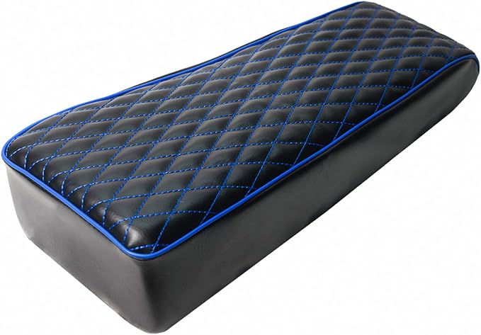 JMCHstore Upgraded 19'' Seat for Coleman ct200u, Baja DB30 (Blitz, Dirt Bug, Racer) ct200 200cc 196cc Motor 6.5HP Mini bike Trail Powersports Parts (Blue Diamond Stitch)