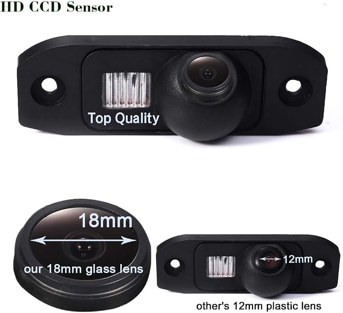 1280 * 720 1000 TV Lines Car Backup Camera Reverse Parking vehichle Camera Replacement for Volvo S80 S140 XC60 S40 C70 S80L S40L S80 S60L S40L XC90 S80L Waterproof Night Vision