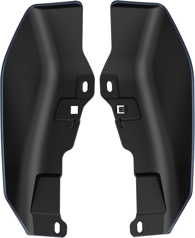 Color - Matched Mid Frame Air Deflectors Heat Shield, Perfectly Fit for Harley Touring Models 2009-2026 Midnight Blue