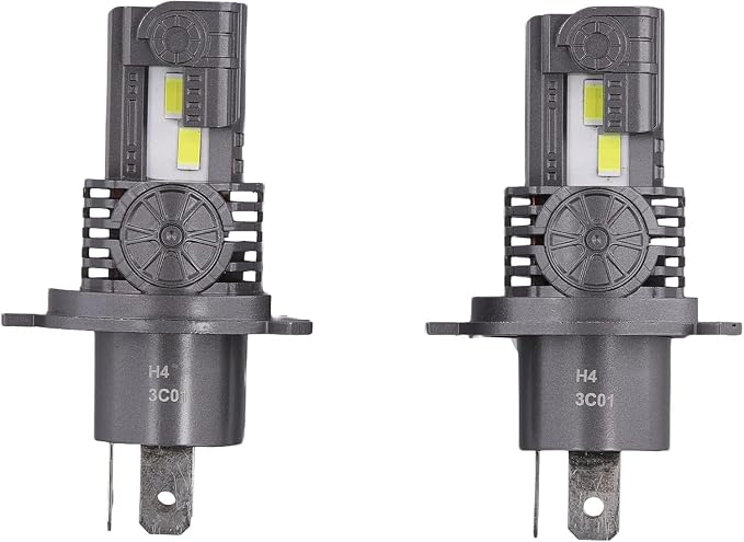 Termitor High Performance H4/9003 Fog Light Bulb for Off-road Only | 70,000LM Brightness, 6500K Bright White Light, DIY Easy Install, 85K+ Hrs, IP68, OE Sizing, Pair Pack