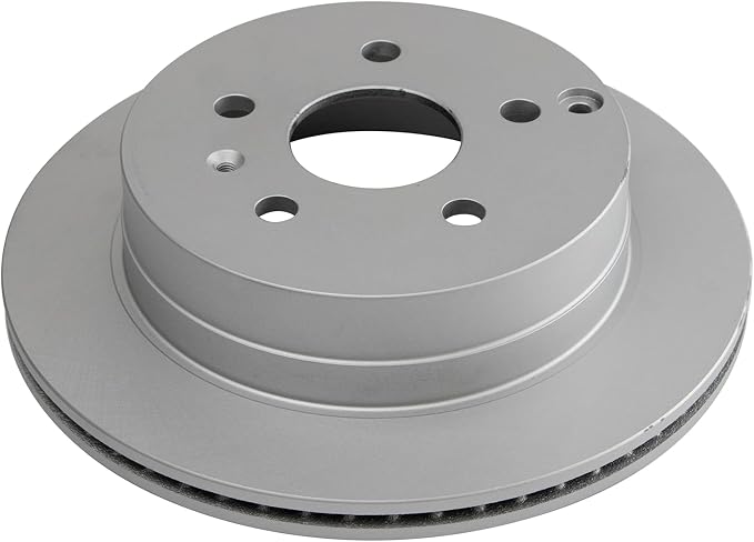 TRQ Rear Brake Rotor Set G Coated Vented Compatible with 2010-2017 Chevrolet Equinox 2010-2017 GMC Terrain