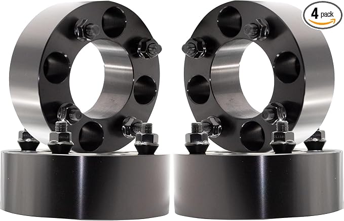 Wheel Accessories Parts 4 Pcs ATV UTV Wheel Spacers 4 on 110m 4x110mm 2.00 Inch Thick 76.2mm Hub M10 1.25 10x1.25 Thread Stud Fits Polaris ｜ Ranger ｜ Yamaha ｜ Kawasaki Can Am ｜ Bombardier ｜ Honda