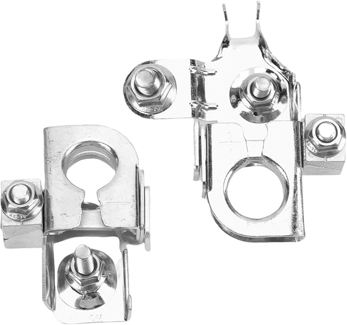 High Strength Replacement Battery Terminal Clamps Set for Easy Installation Portable Tool for DIY Users
