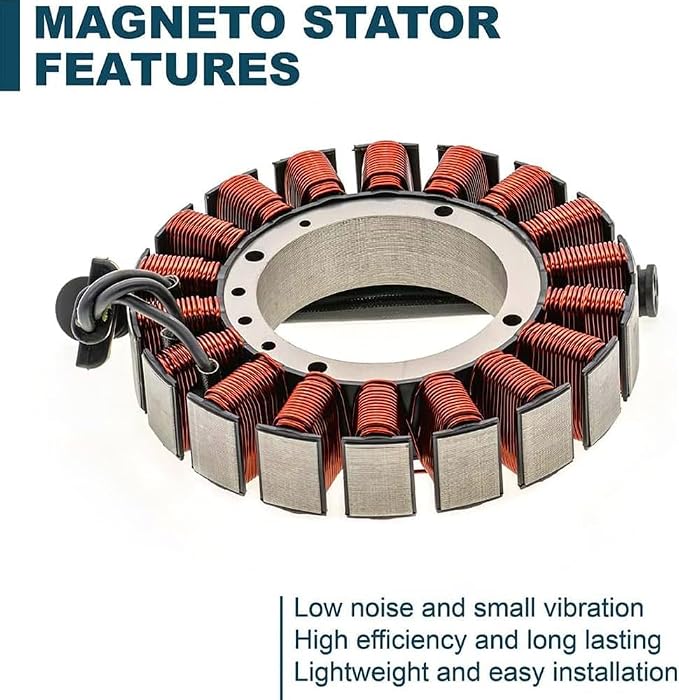 Replace 30017-08 30017-08A YINNCKE Magneto Ignition Stator Fits for Harley Davidson Dyna Low Rider Street Bob Super Glide Wide Glide Fatboy Heritage Softail Night Train 2007