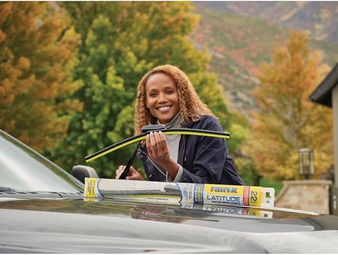Rain-X 5079274-2 Repellency Water Repellent Wiper Blades, 16" Windshield Wiper, All Weather Streak-Free for Enhanced Visibility w/Water Repellency Formula