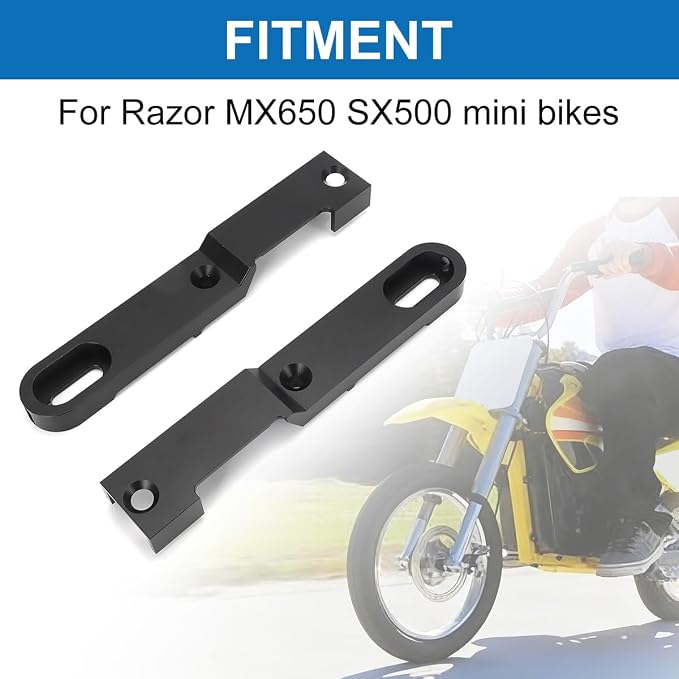 Swing Arm Extension Kit for Razor MX650 SX500 MX500, 4''-5'' Widening Axle Extension