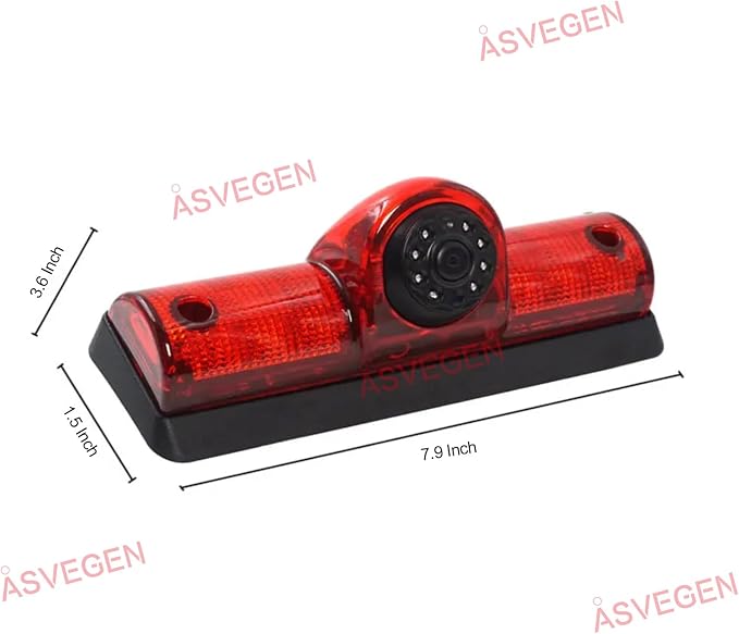 Third Brake Light Backup Camera for Nissan NV 1500, 2500 and 3500 Series 2012-2022