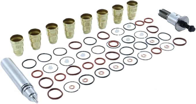 Injector Sleeve Cup Removal Installation Tool Kit with O-Ring Seal Kit 1823492C97 Compatible with 1994-2003 Ford 7.3L Navistar DT466E T444E