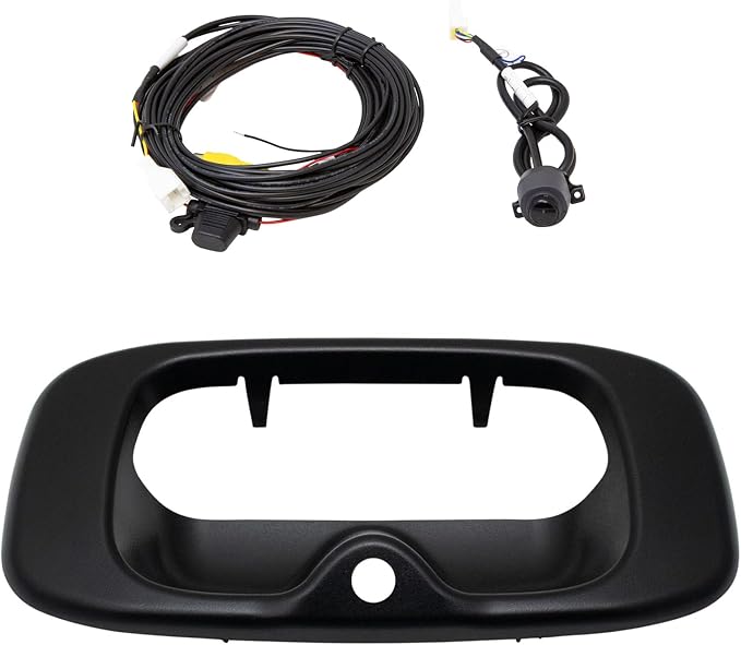 TRQ Rear View Camera Kit Black Compatible with 99-07 Chevrolet GMC