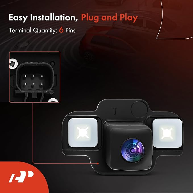 A-Premium Rear View Backup Camera Compatible with Toyota | Parking Camera for RAV4 2019-2023, RAV4 Prime 2021-2023