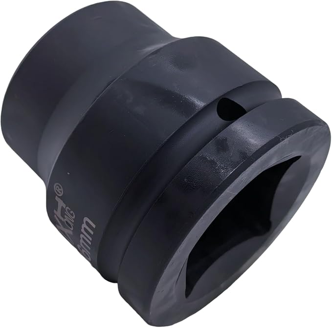 1-1/2" Drive Impact Socket, 6-Point, Heat Treated Cr-Mo Steel – Heavy Duty for Hydraulic Impact Wrench (36mm)