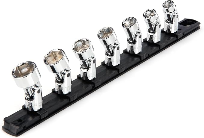 TEKTON 3/8 Inch Drive Universal Joint Socket Set, 7-Piece | SHD91118