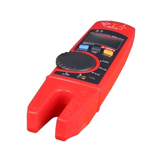UNI-T Electrical Tester UT256B Open Jaw Fork Non-Contact Voltage Meter True RMS 6000 Counts AC DC Current AC DC Voltage Resistance Capacitance Diode Test NCV Relative Mode Continuity Buzzer