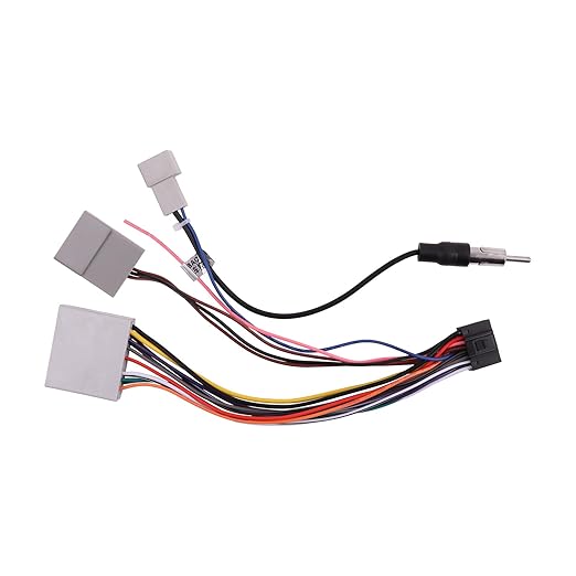 Car Radio Wiring Harness Connector for Honda Civic 2006-2011, CRV 2007-2011, Pilot 2009-2011 - 16 PIN Radio Power Cable Fit Aftermarket Android Head Unit, Retains Steering Wheel Control, FM AM