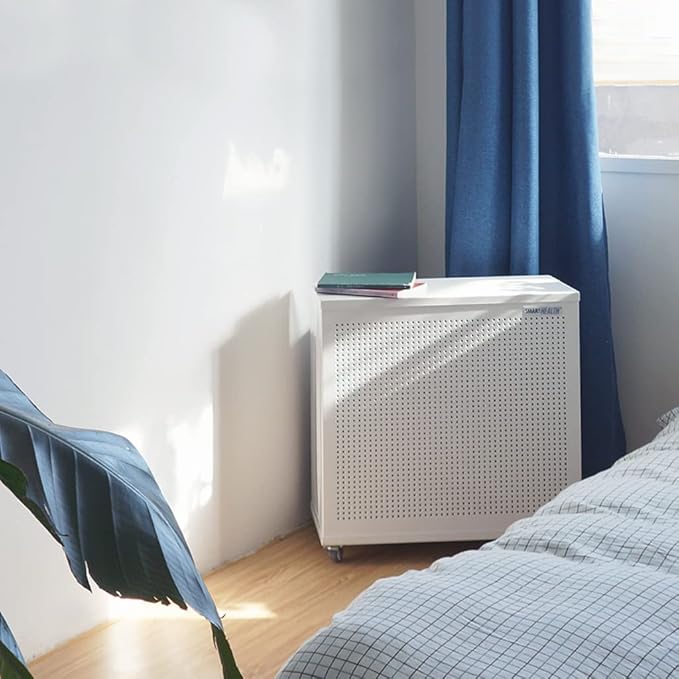 Smart Air (aka Smart Health) Blast Mini Mk II Air Purifier for Large Rooms up to 3075 sq ft, 36-49 dBA, CARB Certified, True H13 HEPA & Activated Carbon Filters for Dust, Allergens, Pet Hair & Smoke