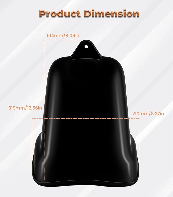 Passenger Seat Cover Rear Seat Cowl Compatible with Harley Touring Road Glide,CVO Road Glide,CVO Road Glide ST,Street Glide,CVO Street Glide,Street Glide Ultra 2023-2025 (Gloss Black)