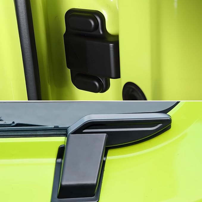 YOCTM 4-Pack Tailgate Screw Protection Trim + Rear Windshield Heating Wire Protective Cover Compatible with Suzuki Jimny 2019 2020 2021 2022 2023 2024 2025 JB64 JB74W Black 3 Door 5 Door Accessories