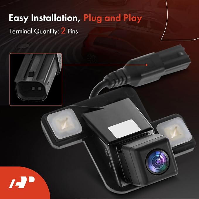 A-Premium Rear View Backup Camera Compatible with Toyota | Parking Camera for 2015 2016 2017 2018 Prius V - Replace# 86790-47060