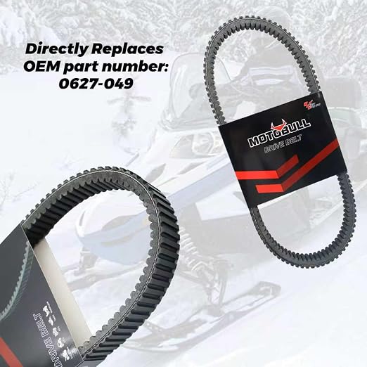 Drive Belt 0627-049 Compatible with Arctic Cat Bearcat 660 Wide Track Turbo (2006-2008) SNO Pro 600 (2013) SnoPro440 (2006-2008)
