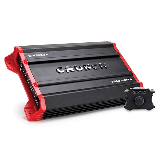 Crunch Ground Pounder GP-3500.1D 3500 Watt Monoblock Amplifier