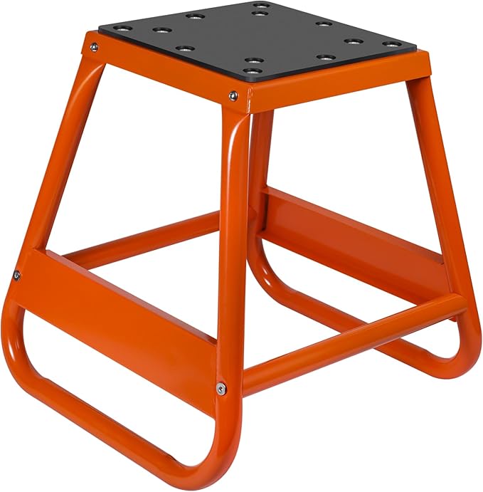 Dirt Bike Stand Motorcycle Center Stand with Non-Slip Pad, Heavy Duty Powersports Mini Bike Stand & Hoist Table for Dirtbike, Motorcycle, and Bike Maintenance-800LBS Capacity