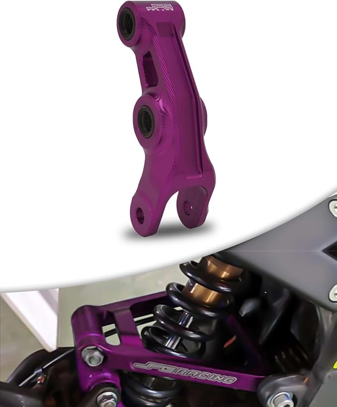 JFG RACING Sur Ron Suspension Linkage Kit 7075 Al Progressive Link Kit for Sur Ron X X160 X260 Electric Dirt Bike DEEPSKY PURPLE