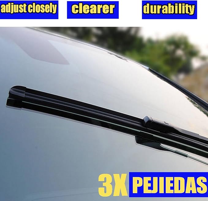 3 x OEM Wiper Blades, Replacement Wiper Blades for Ford C-Max 2013-2018, (28“ & 26” Front Wipers + 12” Rear Wiper Blades)
