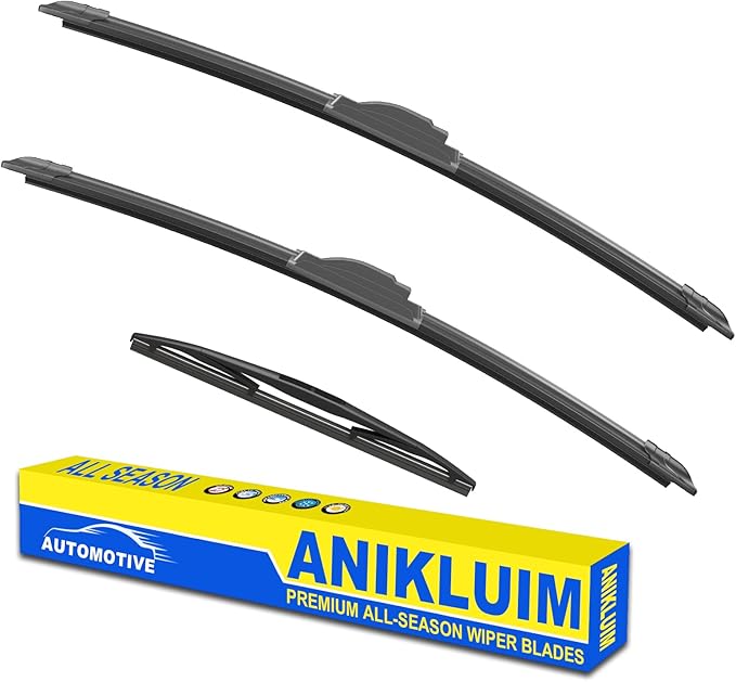 ANIKLUIM® 26"+18" Wiper Blades with 10" Rear Wiper Blade Set Replacement for 2016-2022 Honda HR-V Windshield Wipers Original Factory Quality (Pack of 3)