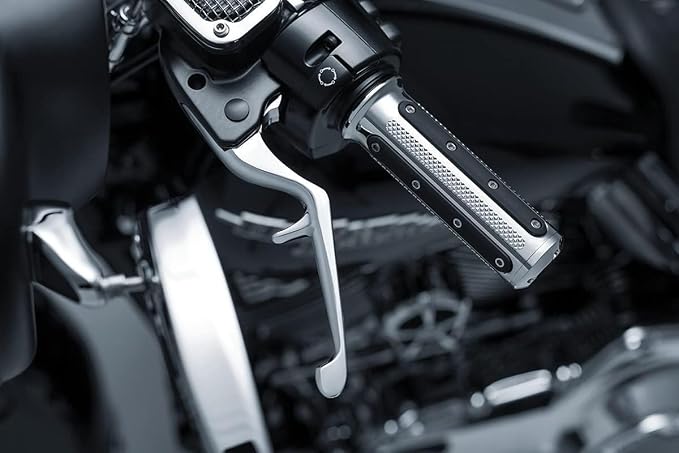 Kuryakyn 1843 Motorcycle Handlebar Accessory: Clutch and Brake Trigger Levers for 2014-16 Harley-Davidson Touring Motorcycles, Chrome, 1 Pair