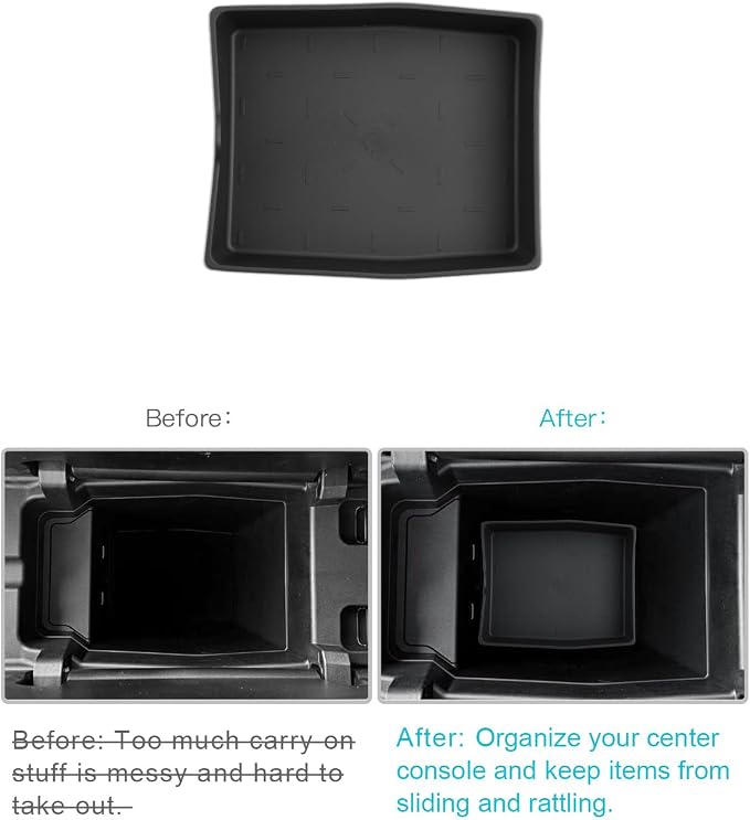 CDEFG for 2026 Mazda CX5 Center Console Organizer Bottom Tray Accessory | for 2026 Mazda CX-5 (S/Select/Preferred/Premium/Premium Plus) Middle Console Under Armrest Storage Tray Coin Holder