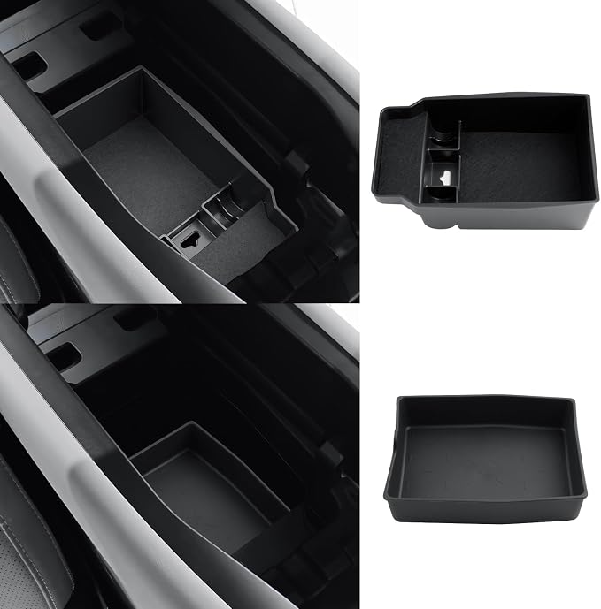 CDEFG 2Pcs for 2026 Mazda CX5 Center Console Organizer & Bottom Tray | for 2026 Mazda CX-5 (S/Select/Preferred/Premium/Premium Plus) Accessories Middle Console & Under Armrest Storage Tray