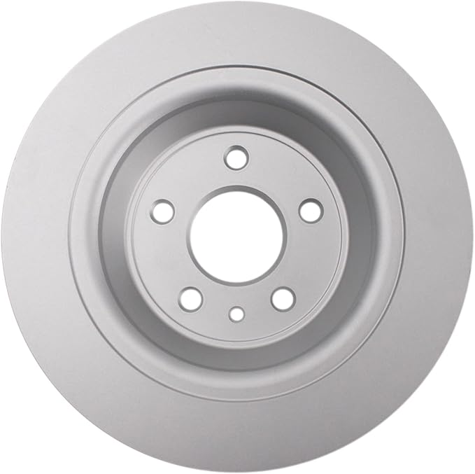 TRQ Rear Brake Rotor Set G Coated Solid Compatible with 2013-2020 Ford Fusion 2013-2016 Lincoln MKZ
