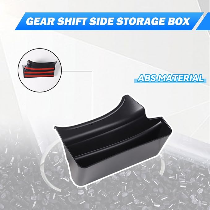 Car Gear Shift Storage Box Center Console Side Organizer for Chevrolet Corvette C6 2005-2013 Co-Pilot Side Organizer,Center Console Hanging Storage Box Interior Accessories