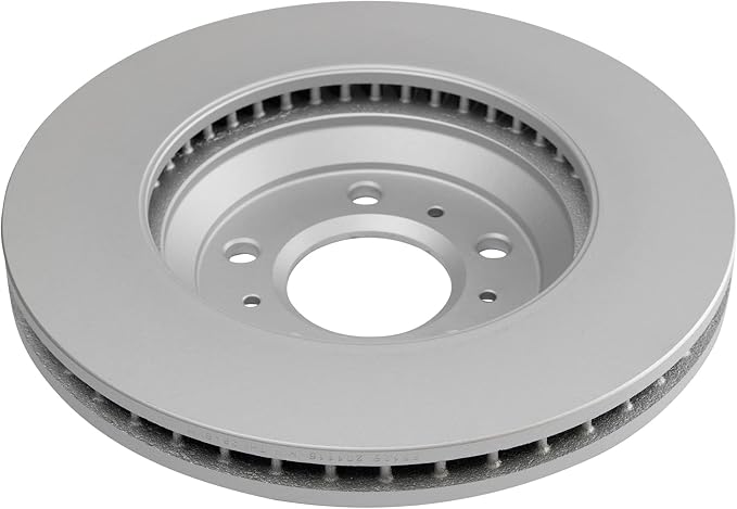 TRQ Front Brake Rotor Set G Coated Vented Compatible with 2006-2011 Buick Lucerne 2006-2013 Chevrolet Impala 2014-2016 Impala Limited 2006-2007 Monte Carlo