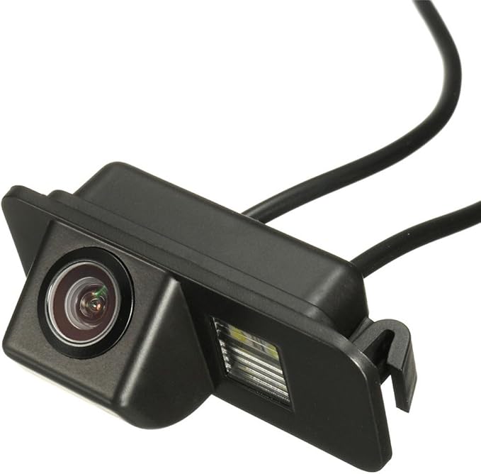 Waterproof Backup Camera Color Car Rear View Camera 170 Degree Viewing Angle License Plate with Night Vision for Ford Mondeo BA7 ab 2007/Focus II Facelift C/Kuga ab 2008/S-Max ab 2006