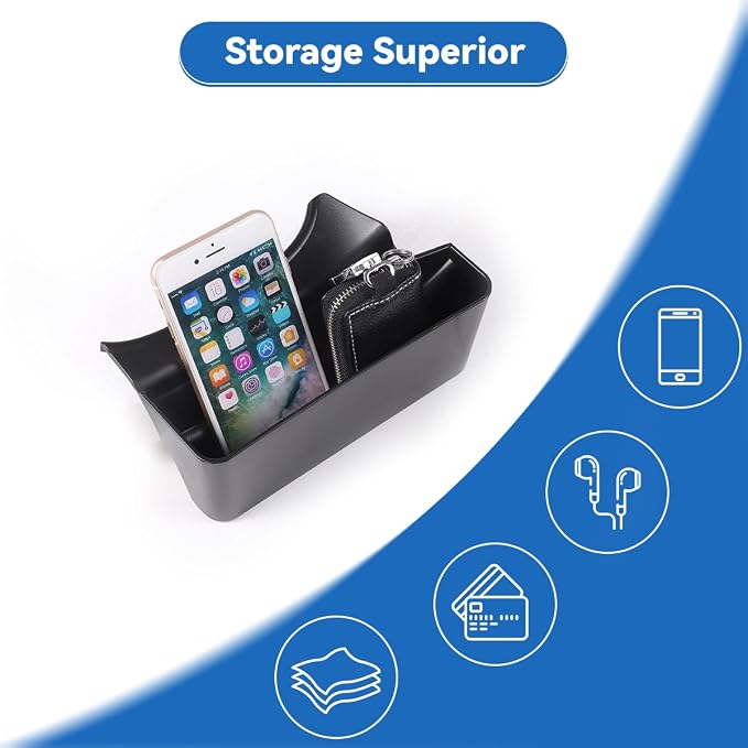 Car Gear Shift Storage Box Center Console Side Organizer for Chevrolet Corvette C6 2005-2013 Co-Pilot Side Organizer,Center Console Hanging Storage Box Interior Accessories